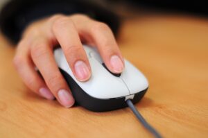 A computer mouse - don't click